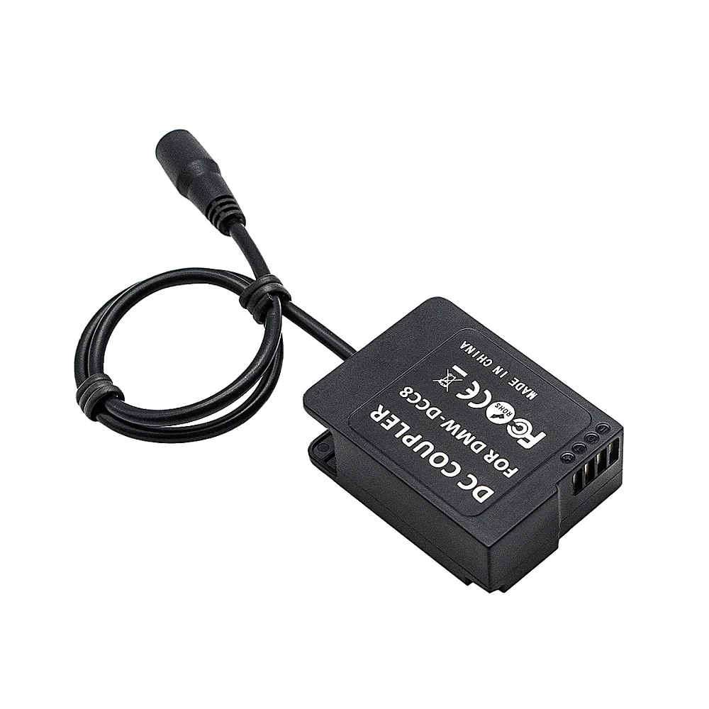 DMW-BLC12/DCC8 пустышка батарея и USB 5V Boost кабель AC-PW20 DC муфта адаптер питания для Panasonic