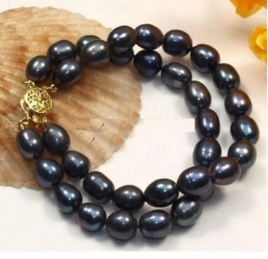 Бесплатная доставка Благородные украшения 2 ряда AAA 10-12 мм Южное море браслет из