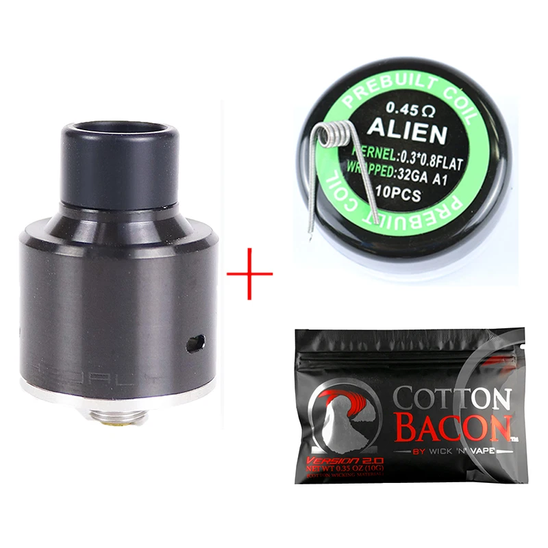 

Hadaly 22mm RDA Atomizer Electronic Cigarette Atomizer BF PIN DIY Coi Smoke Vape Vaporizer Drip Tip Tank PEI Hadaly RDA