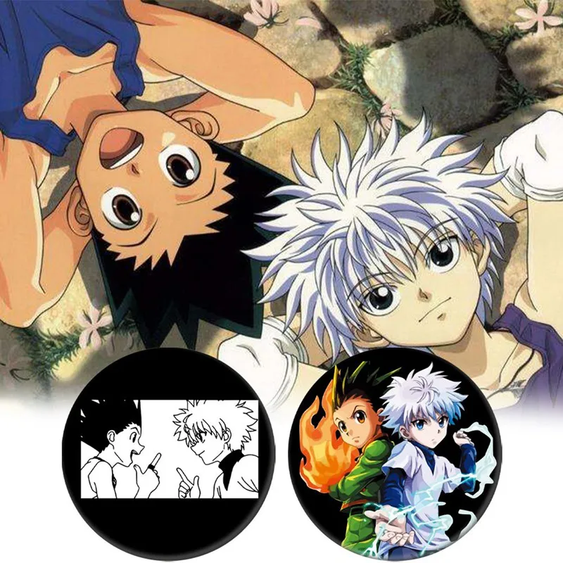1 шт. 58 мм аниме Hunter x Значки для косплея Gon Freecss брошь значок Коллекция сумок