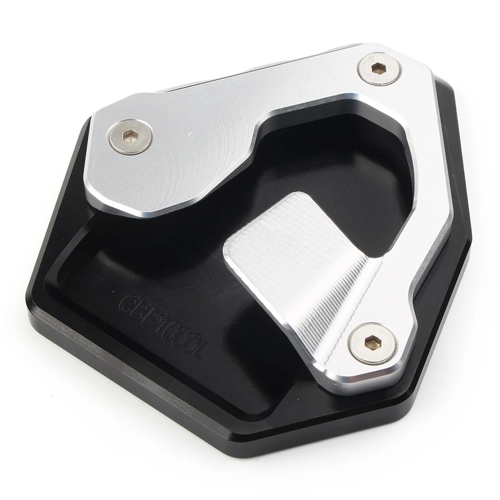 1Pcs Motorcycle Side Stand Foot Enlarger Kickstand Plate Extension For Honda CRF1000L Africa Twin 2016-2017 Aluminum - купить по