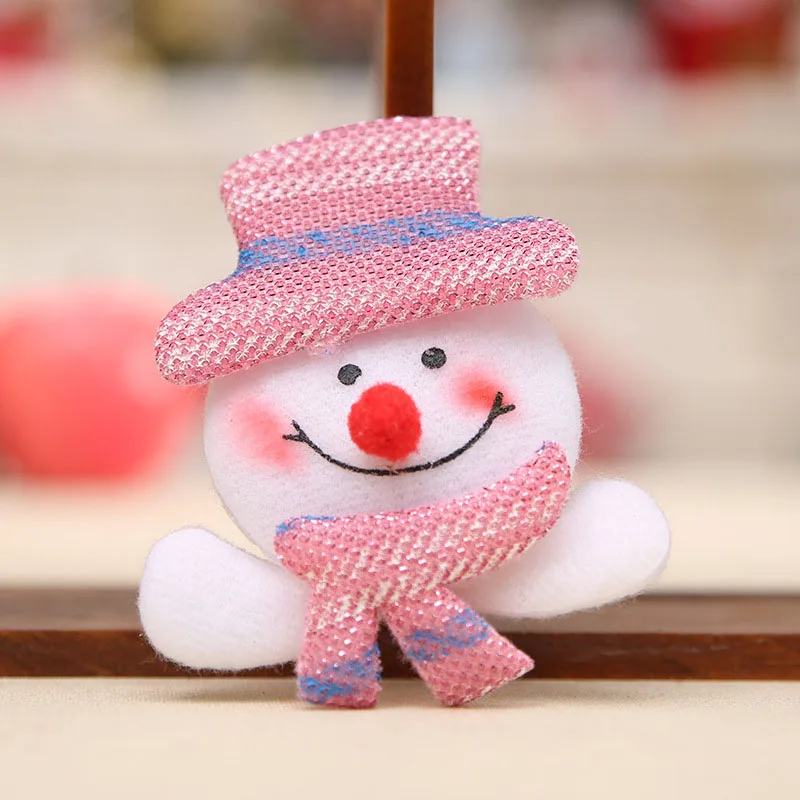 1 шт. брошь с лосем в виде Санта-Клауса снеговика медведя со светлым елочным