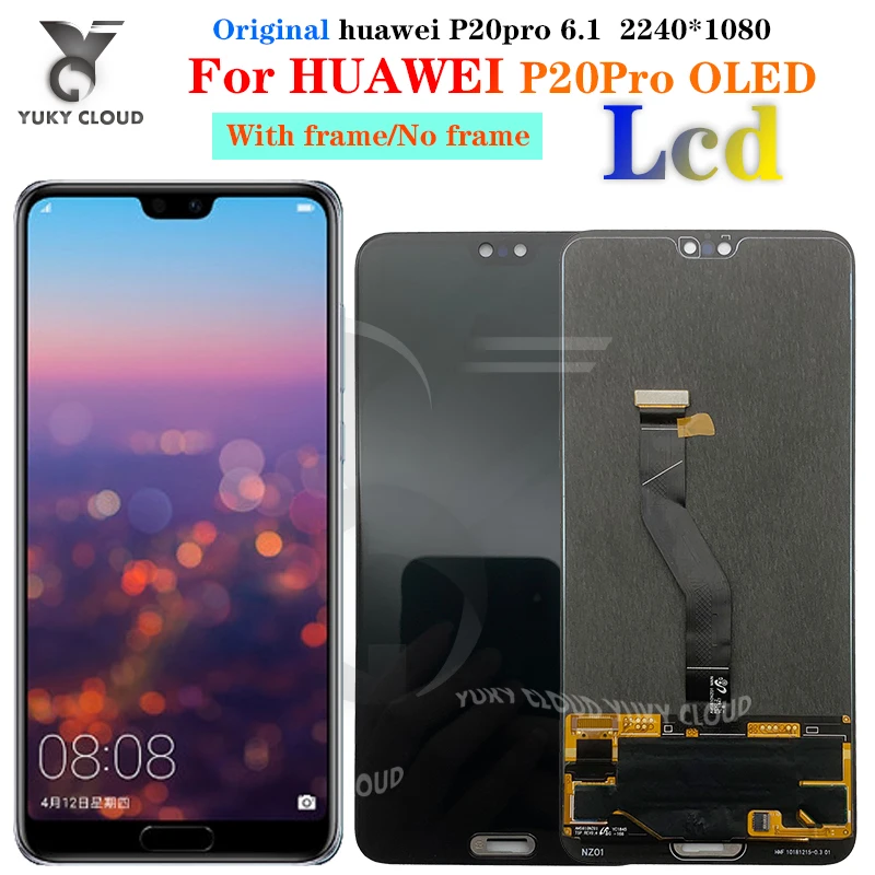 

Оригинальный 6,1 ''ЖК дисплей экран Замена для Huawei P20 Pro ЖК-дисплей с сенсорным экраном дигитайзер + отпечатков пальцев CLT-L09 CLT-L29 CLT-AL01