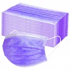 30 шт. Фиолетовый одноразовые Смягчающая маска для ухода за кожей лица, личный 3ply Нетканая ткань Хэллоуин Косплэй одноразовые маски унисекс маска