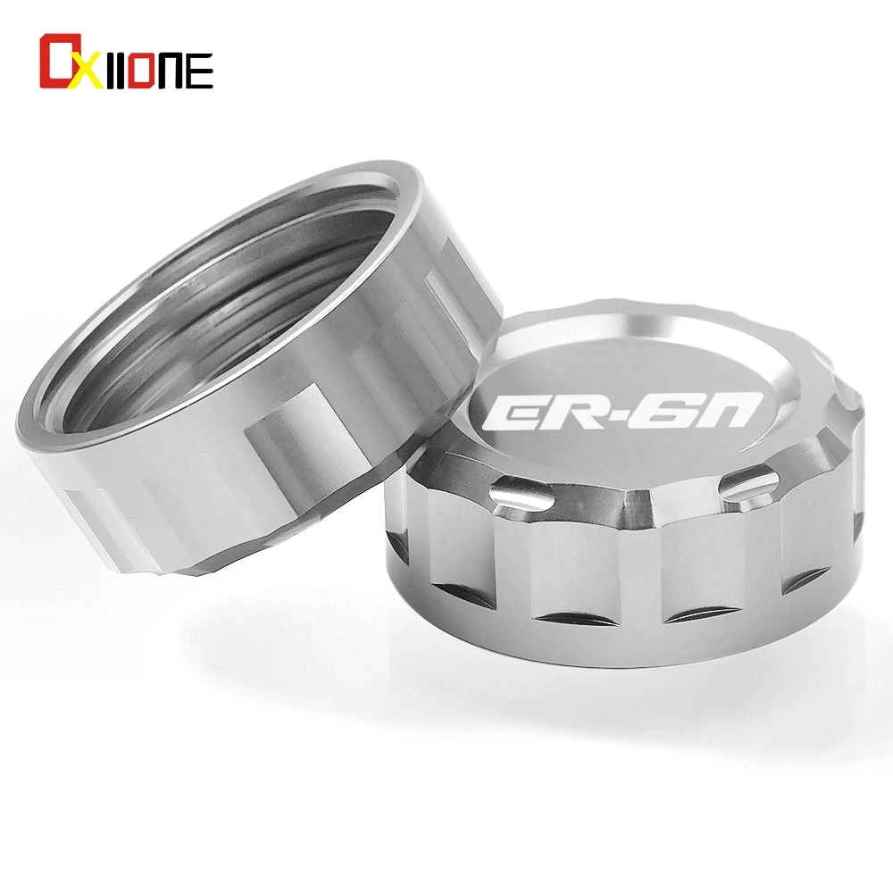 

For KAWASAKI ER6N ER-6N 2009-2016 Motorcycle Filter Fluid Rear Brake Master Cylinder Oil Reservoir Cover Cap ER 6N Accessories