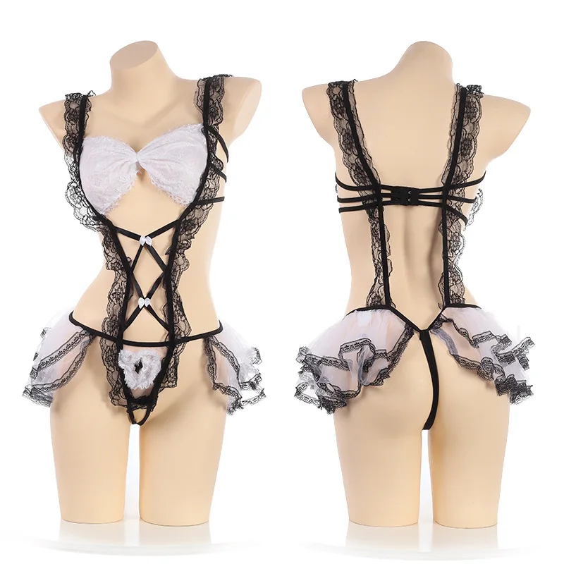 Японская девочка мягкая Кружевная комбинация сетчатая эротическая Бандаж с
