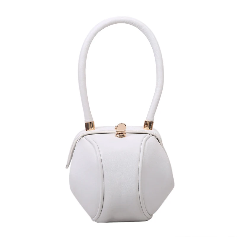 

High Quality Leather Dumpling Bag For Women 2021 New Ladies Bucket Bell Shape Tote Bags Designer Brand Vintage Top-Handle Bags