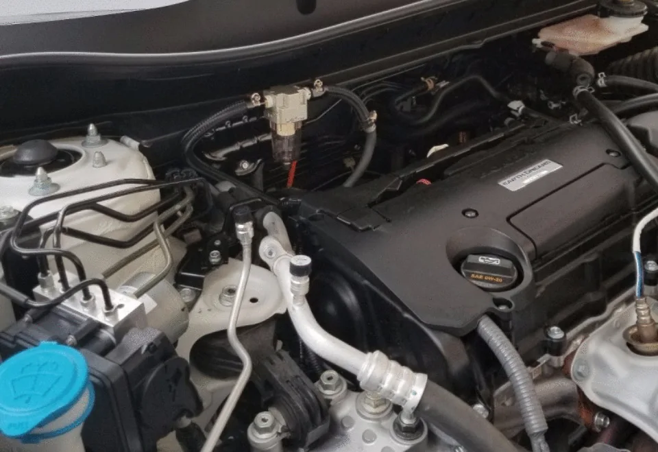 

1/4NPT Engine Oil Catch Tank/ Oil can Filter out impurities / Oil and Gas Separator auto accessories FOR HONDA CIVIC, ACURA