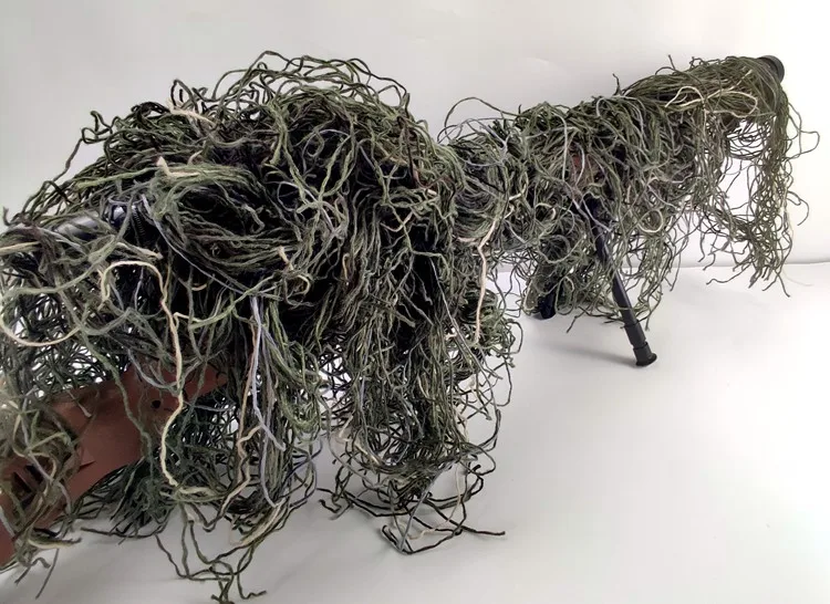 1,2 м Камуфляж Пистолет обертывание эластичный Ghillie Аксессуары тактический камуфляж снайперский пистолет веревка страйкбол Пейнтбол Открытый Охота снег джунгли