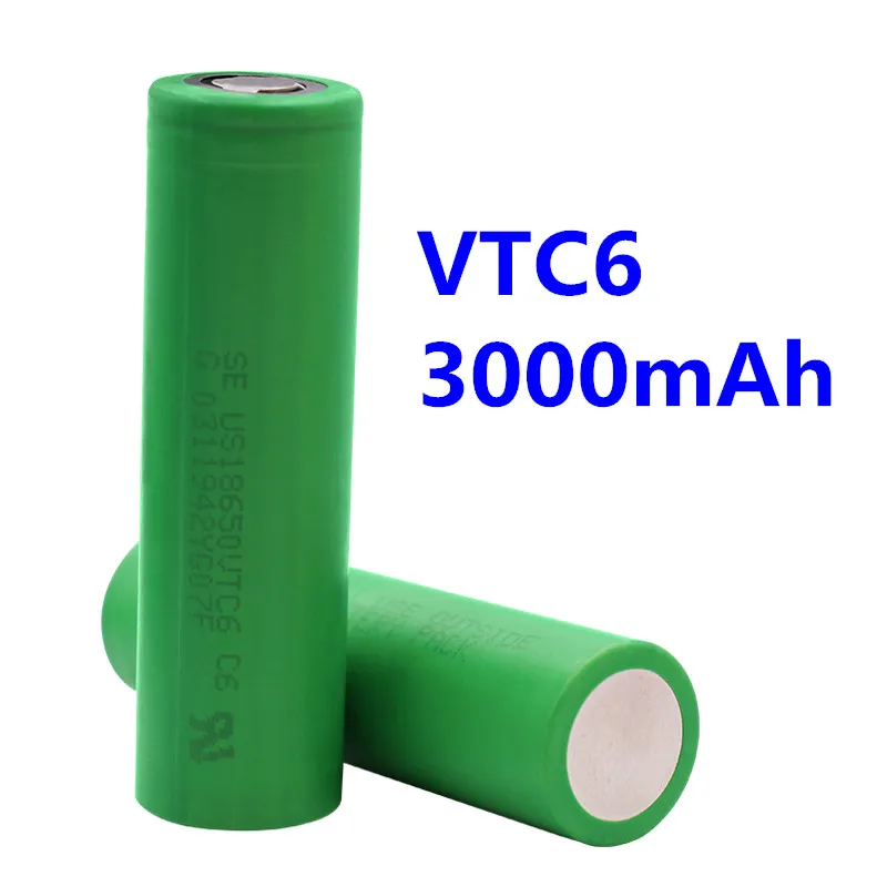 18650 зарядное устройство 1 2 в 3 7 26650 16340 умное USB + шт. VTC6 3000 мАч для Sony Аккумулятор