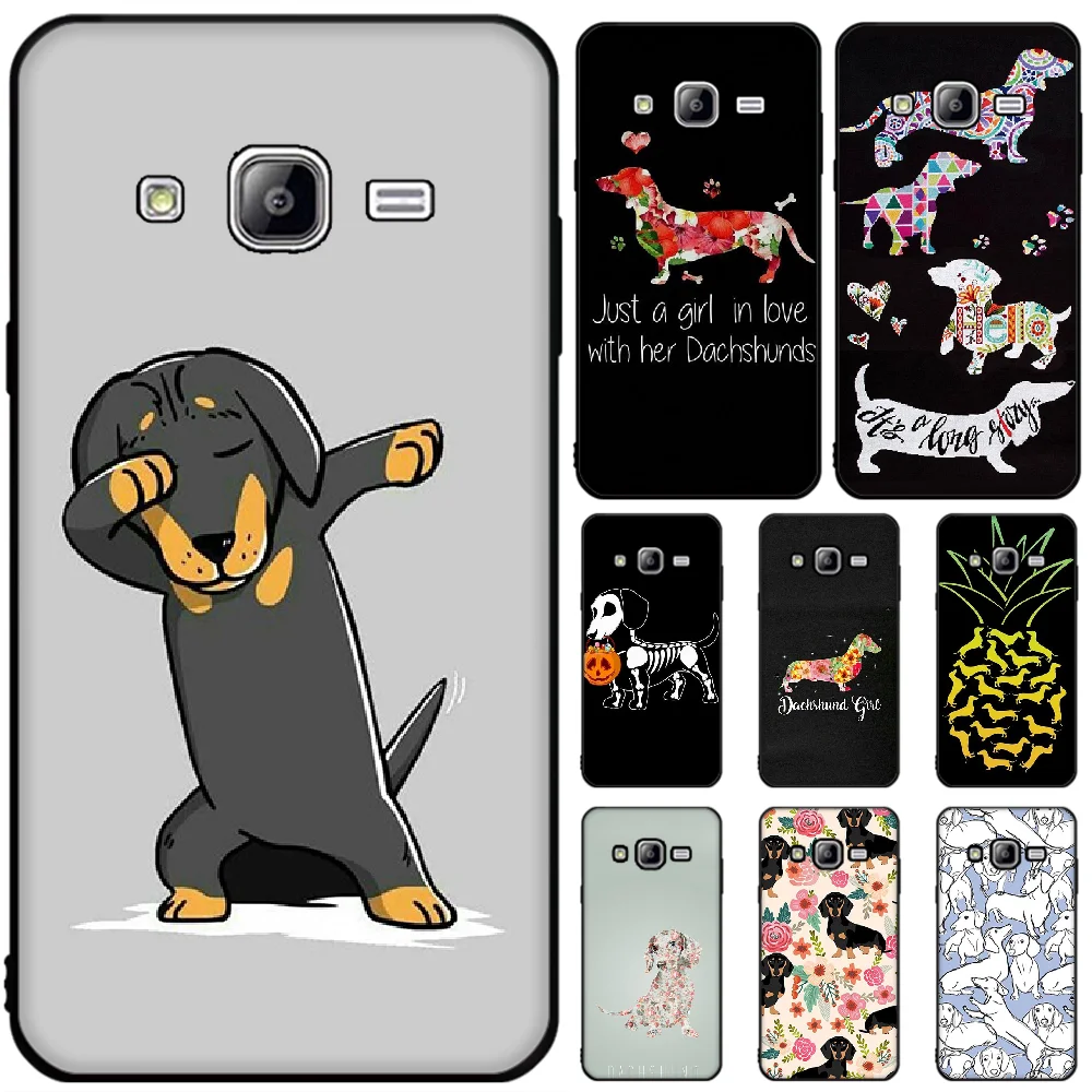 Чехол для телефона Dachshund Doxie Flower Dog Puppy Samsung J6 Prime 7 Plus Peime J7 Neo J8 J6Plus Duo 2018 2019 | Мобильные