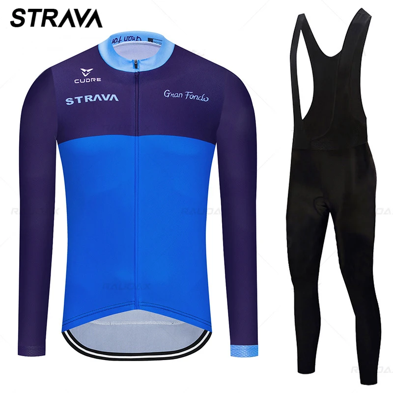 

Men's Winter Bicycle Set Bike Cycling Team Thermal Fleece Long Sleeve Sportswear Keep Warm Racing Offroad Jersey Set