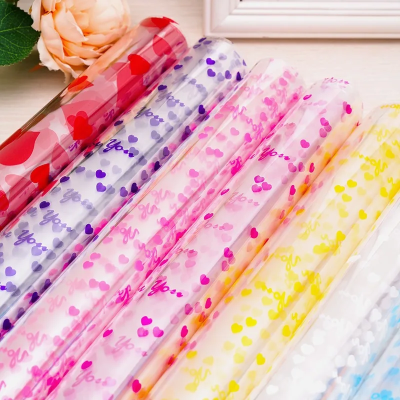 Transparent Printing Plastic Bag Plush Toy Doll Gift White/Pink/Blue/Rose Red/Yellow/Purple Universal Child Packaging | Дом и сад