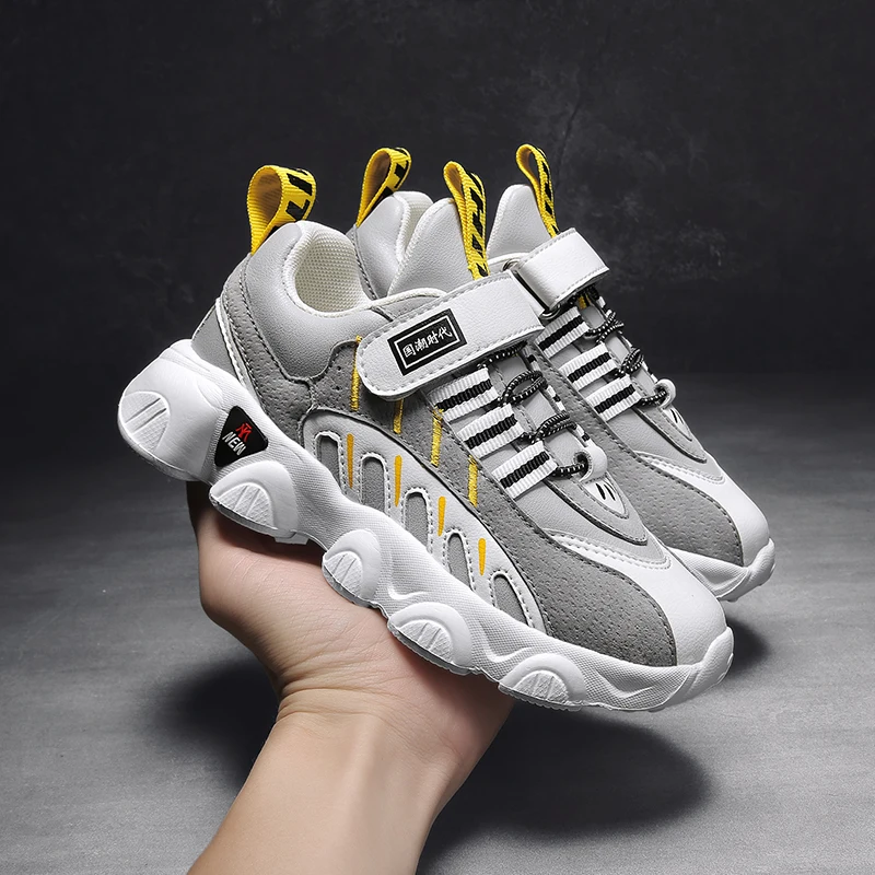 

2021 Autumn Kids Sport Shoes for Boys Running Sneakers Casual Sneaker Breathable Children's Fashion Basketball Tennis Shoes
