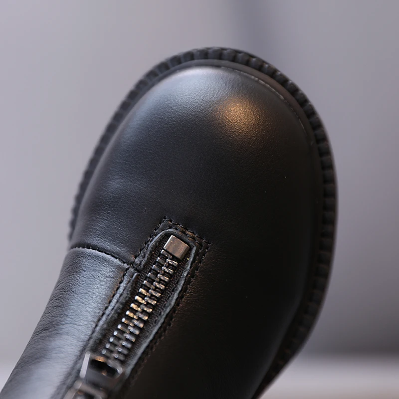 Детская обувь Сезон осень Новинка 2020 года Дышащие ботинки Martin из натуральной