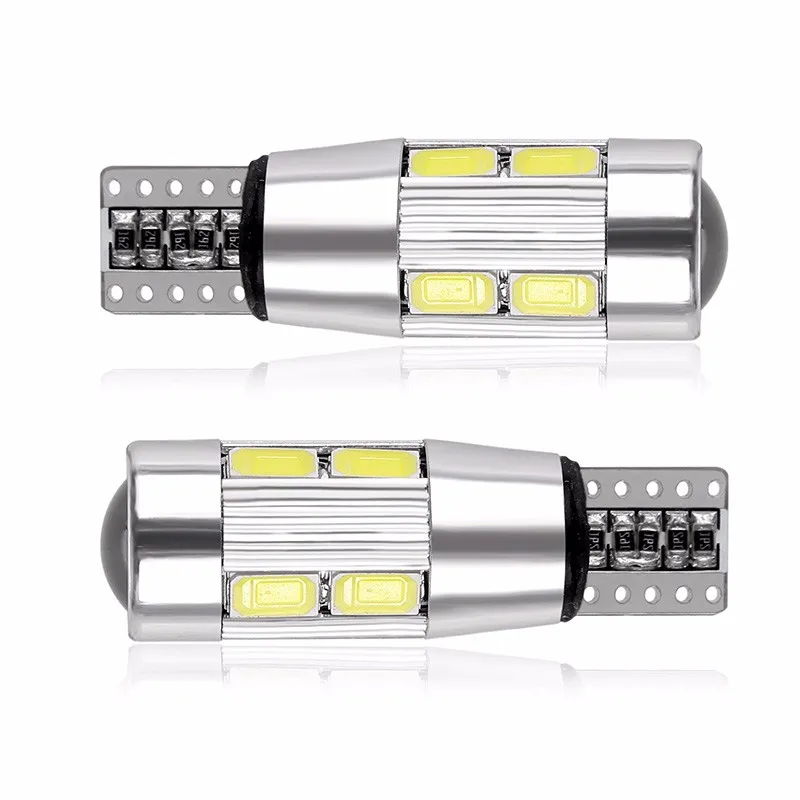2 шт. автомобильный Стайлинг автомобиля авто светодиод T10 194 W5W Canbus 10 SMD 5630