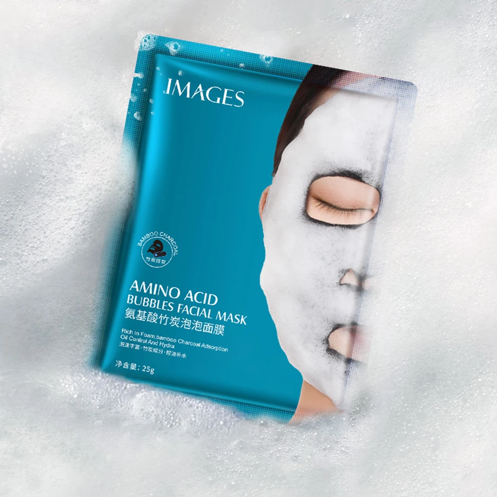 

5 шт., маска для лица с бамбуковым углем