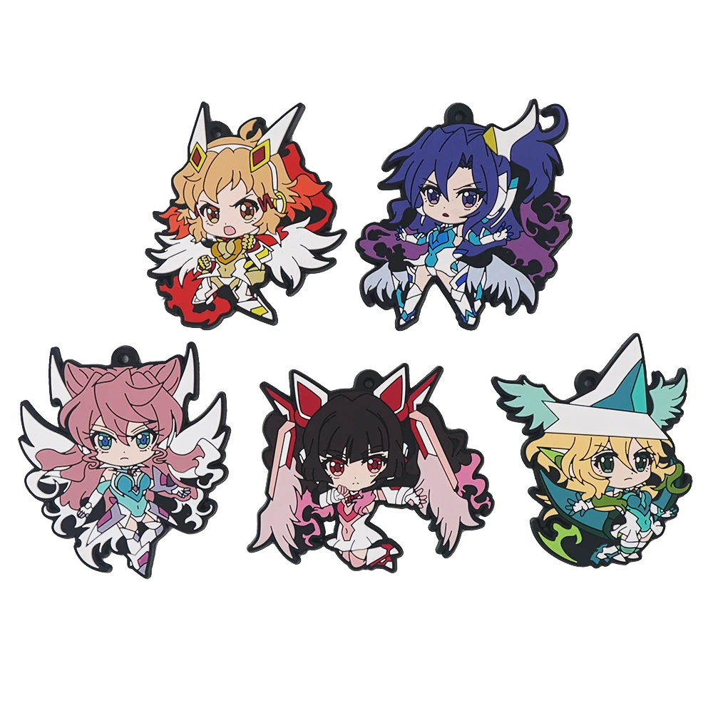 Senki Zessho Symphogear аниме Тачибана гибики казанари Tsubasa Maria Cadenzavna Eve Tsukuyomi Shirabe резиновый