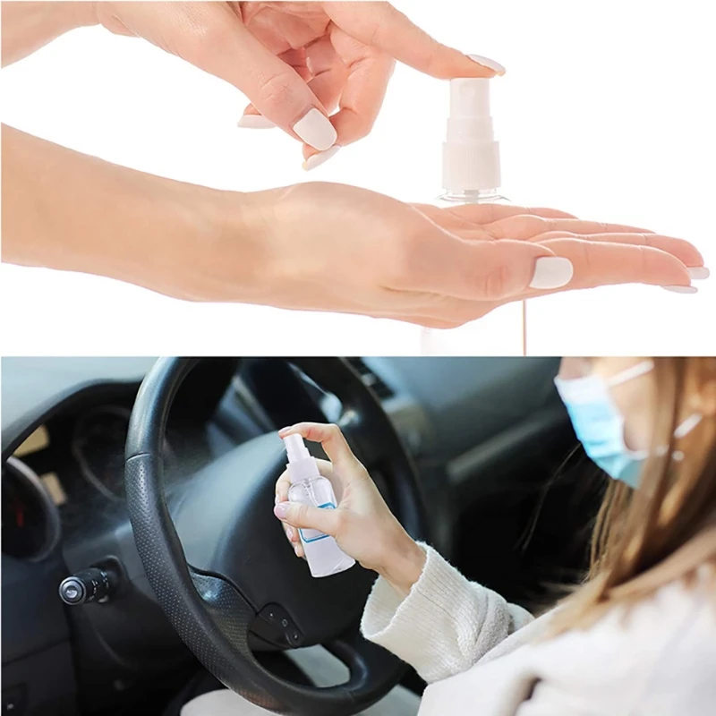 

16 шт., 30 мл, прозрачные пустые мини-бутылки с распылителем