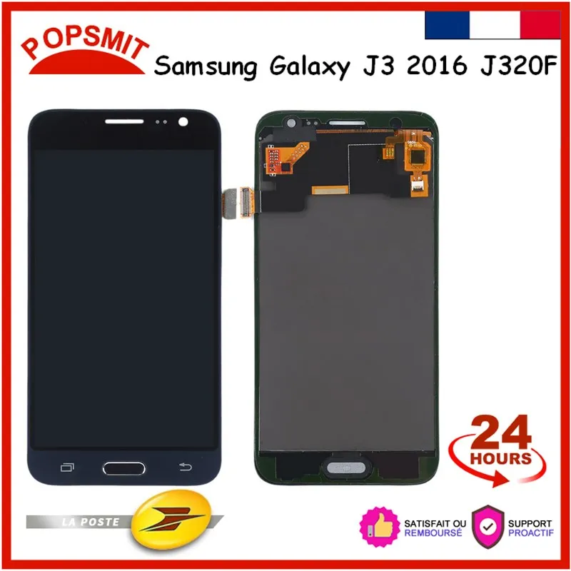 ЖК-дисплей с дигитайзером Super AMOLED для Samsung Galaxy J3(2016) J320F J320A J320M запчасти мобильный