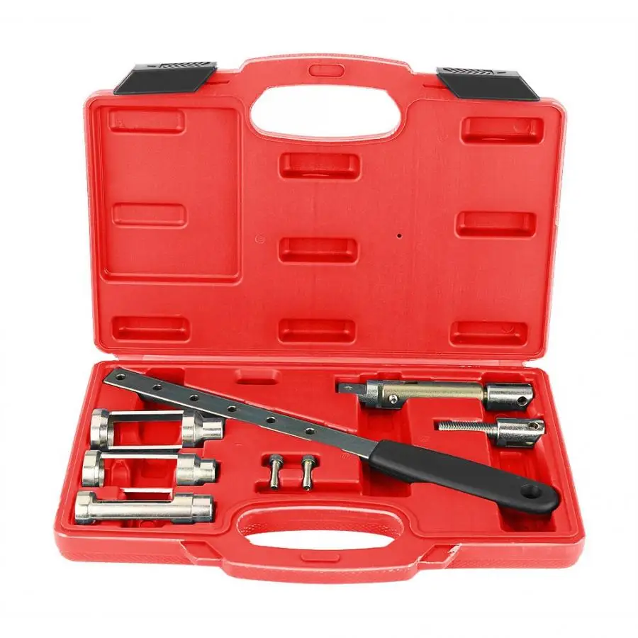 

8pcs Valve Clamps Spring Compressor Tool Set Repair Kit with 3 Valve Adapters 34mm/26mm/20mm
