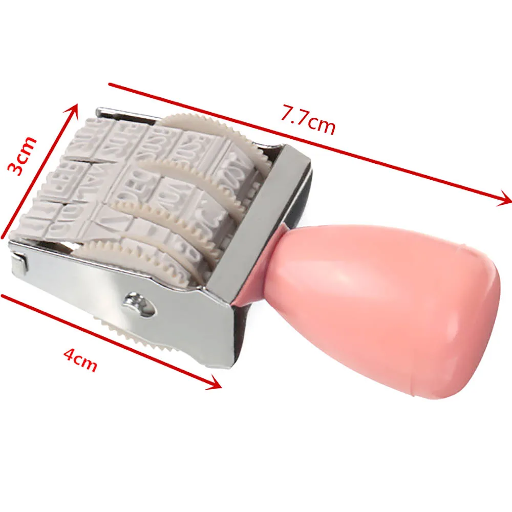 

Rolling date stamp Vintage Monthly Month Year Date Home Album Iron Plastic 7.7*3*2.5cm