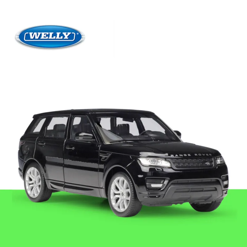 Welly 1:24 литая модель автомобиля Range Rover оранжевая черная белая Спортивная