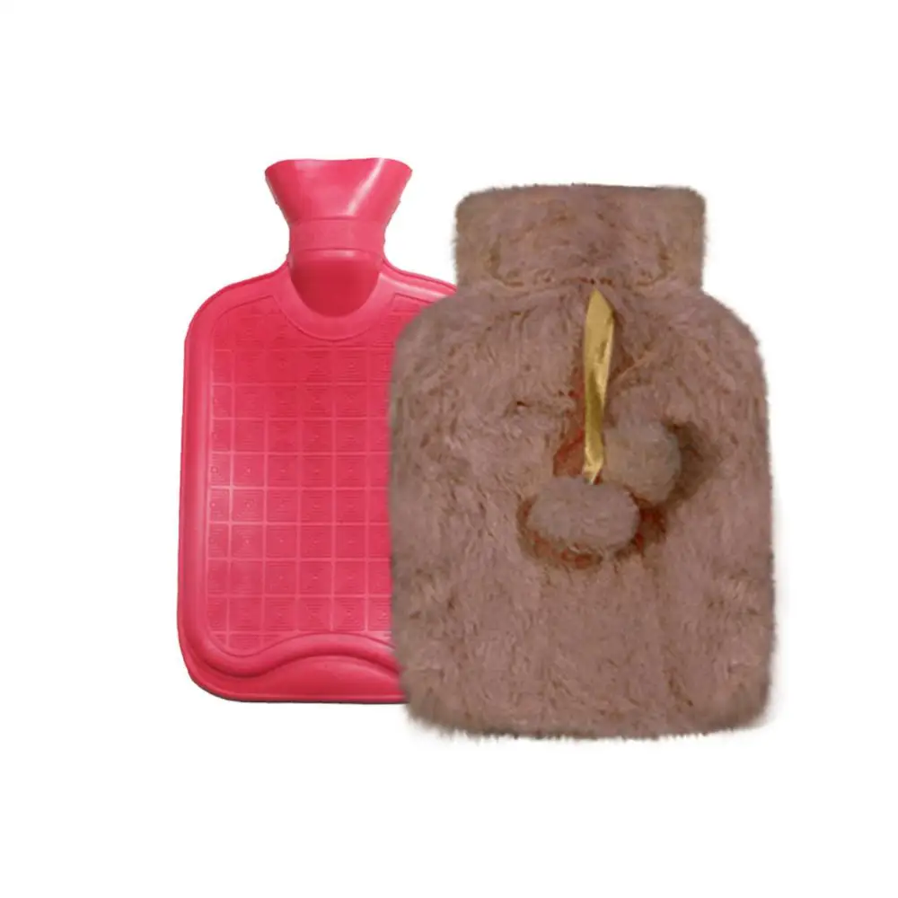 Грелка для рук бутылка горячей воды зимняя плюшевая портативная грелка живота