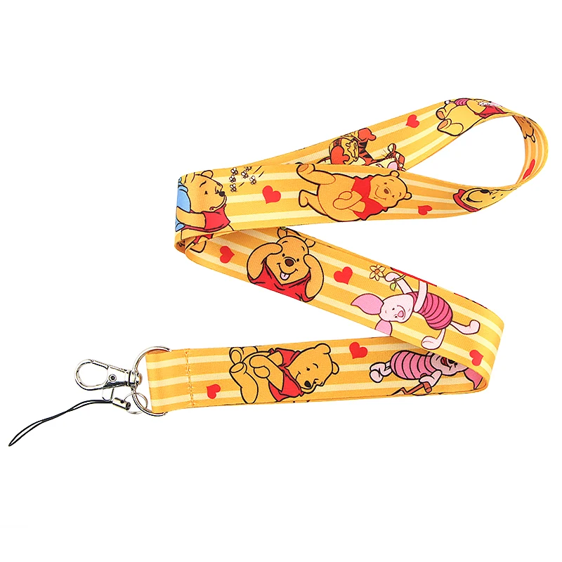 LT972 детский шнурок с изображением пуха медведя для ключей Обложка удостоверения