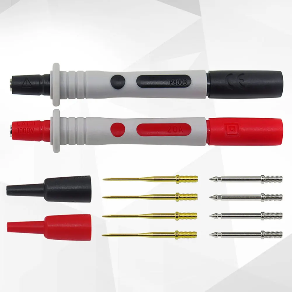 1 набор 4 мм разъем типа банан тест зонд игла мультиметр зонды диагностическая