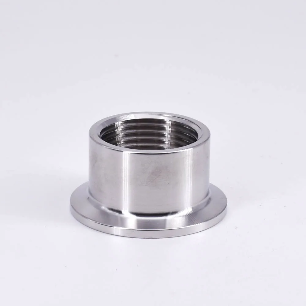 

1" BSPT Female x 1.5" Tri Clamp SUS 304 Stainless Steel Sanitary Coupler Fitting Home Brewing Beer Short-Type