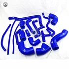 Комплект силиконовых шлангов радиатора для Volkswagen Corrado G60 1,8 T 16V красныйсинийчерный