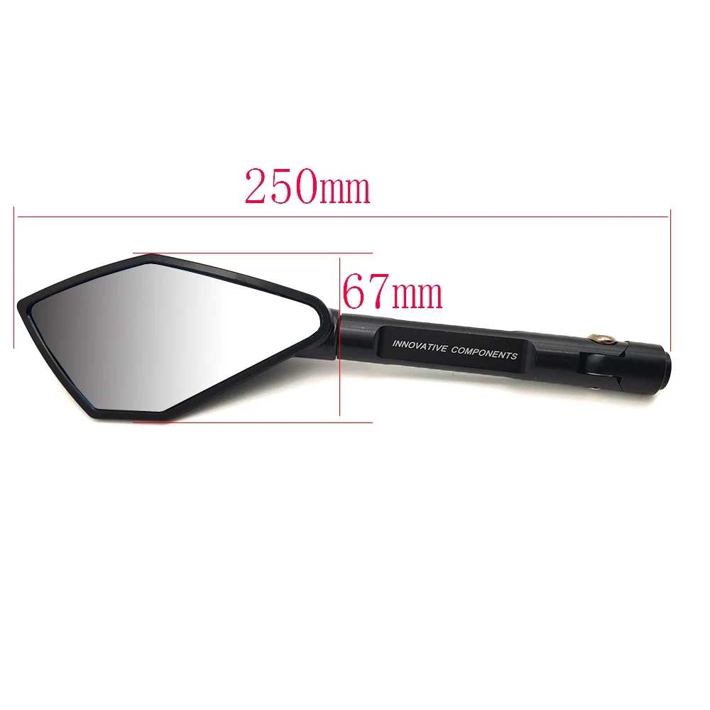 Полностью ЧПУ алюминиевые мотоциклетные зеркала мото заднего вида слепых зон