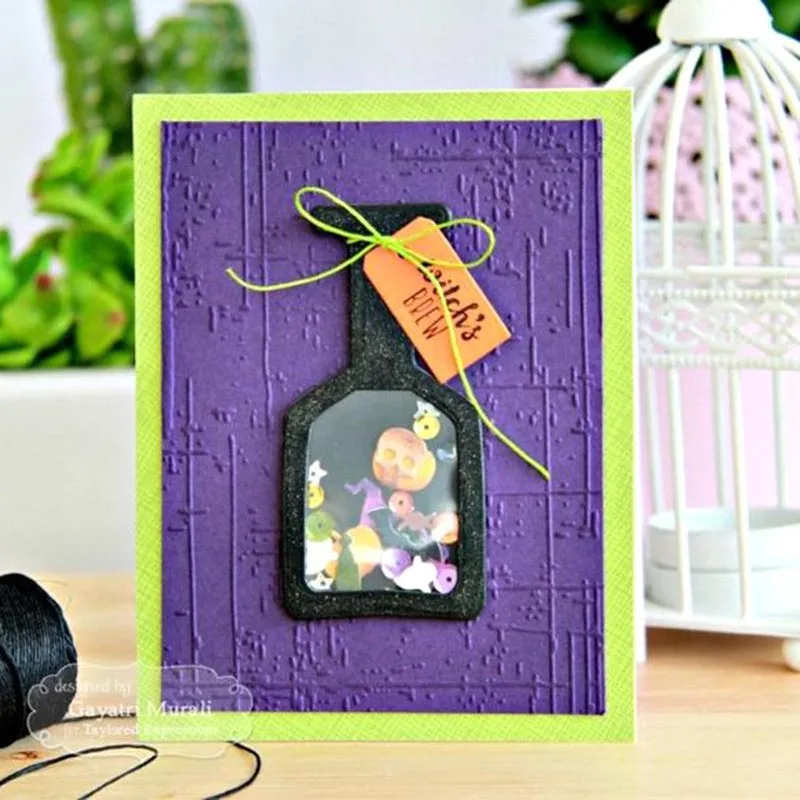Украшение на Хэллоуин металлические режущие штампы для DIY Скрапбукинг фото украшение для альбома тисненая картонная открытка ремесла высечки