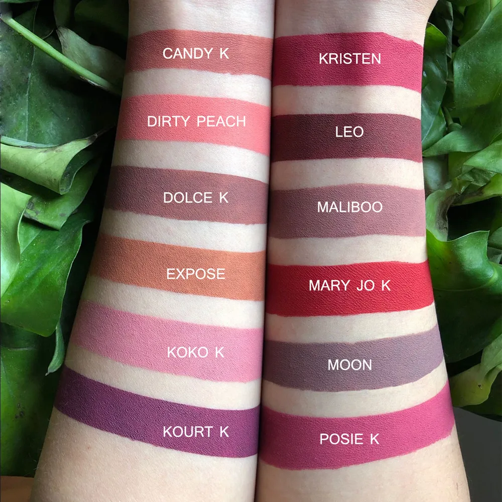 KADALADO водостойкая матовая губная помада сексуального цвета Блеск для губ стойкий