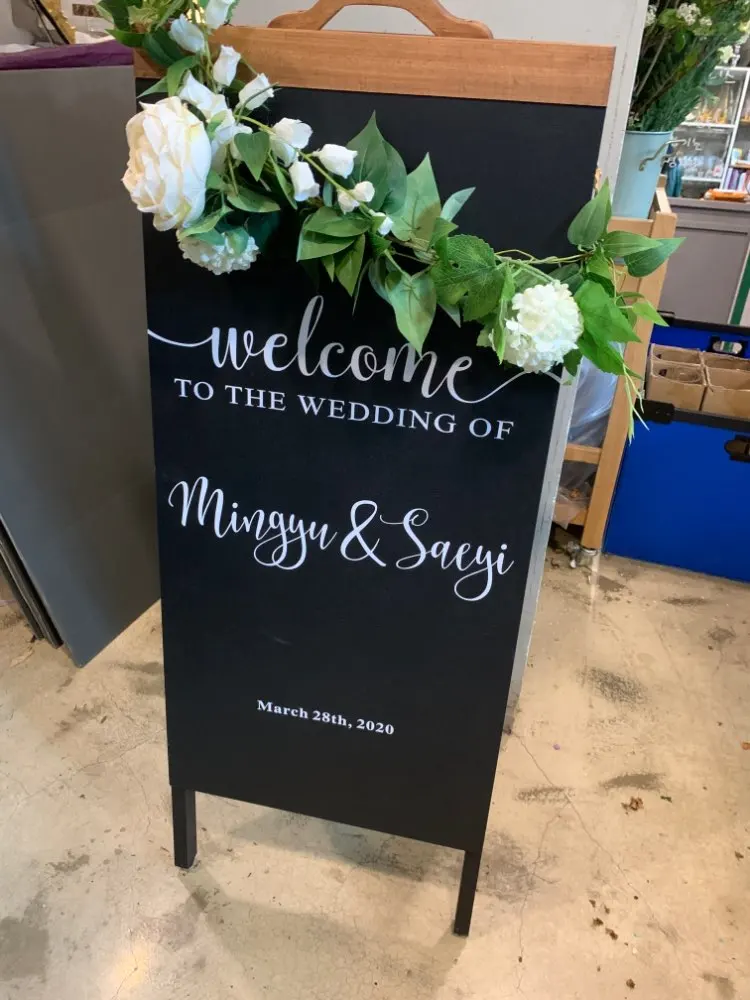 Зеркальная Виниловая наклейка с именами и датой на стену декор для свадебной