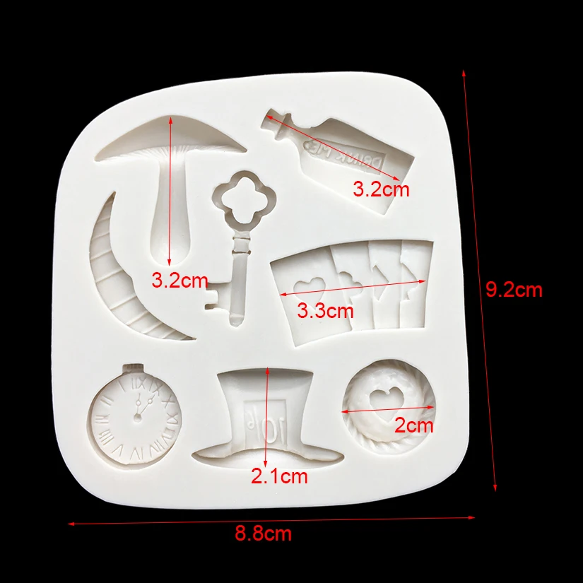 

Hat Poker Mushroom Silicone Sugarcraft Chocolate Cupcake Baking Mold Resin Tools Fondant Cake Decorating Tools