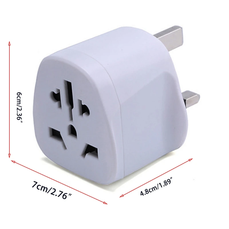 

P8DF Adapter World to UK Suitable Use in UK & Countries with 3-Pin Plug UK/HONGKONG/Malaysia/Indonesia 13A Fuse