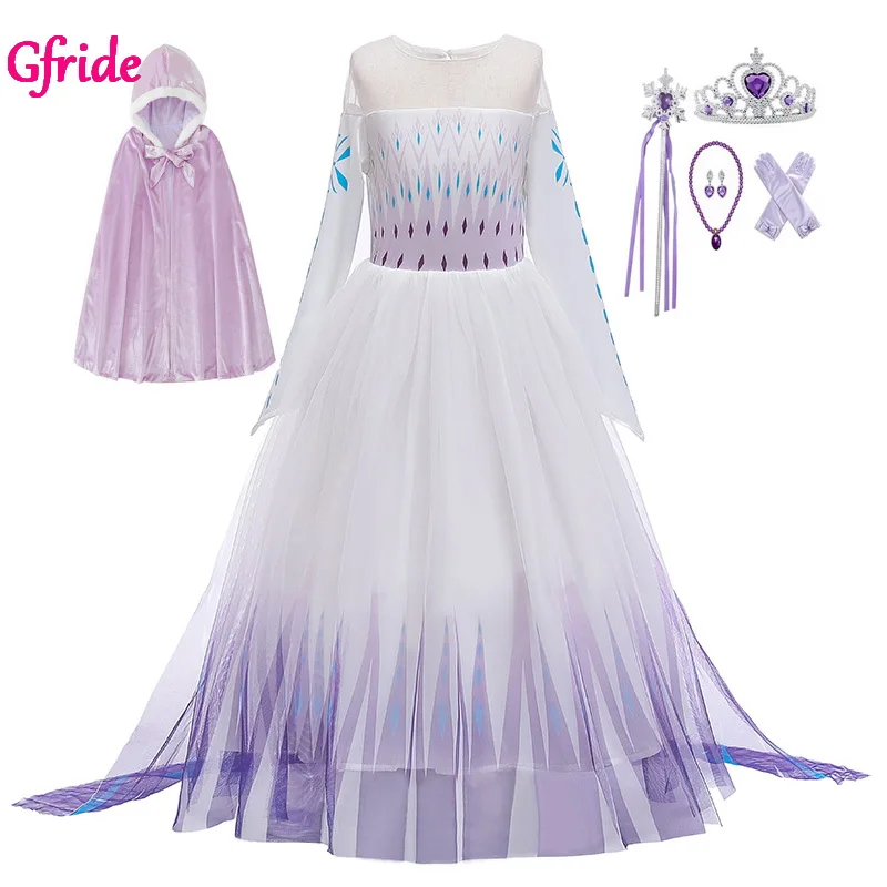 

Детские костюмы с палочками для взрослых для девочек платье принцессы с длинным рукавом на Хэллоуин Рождество Косплей маскарадный костюм в...