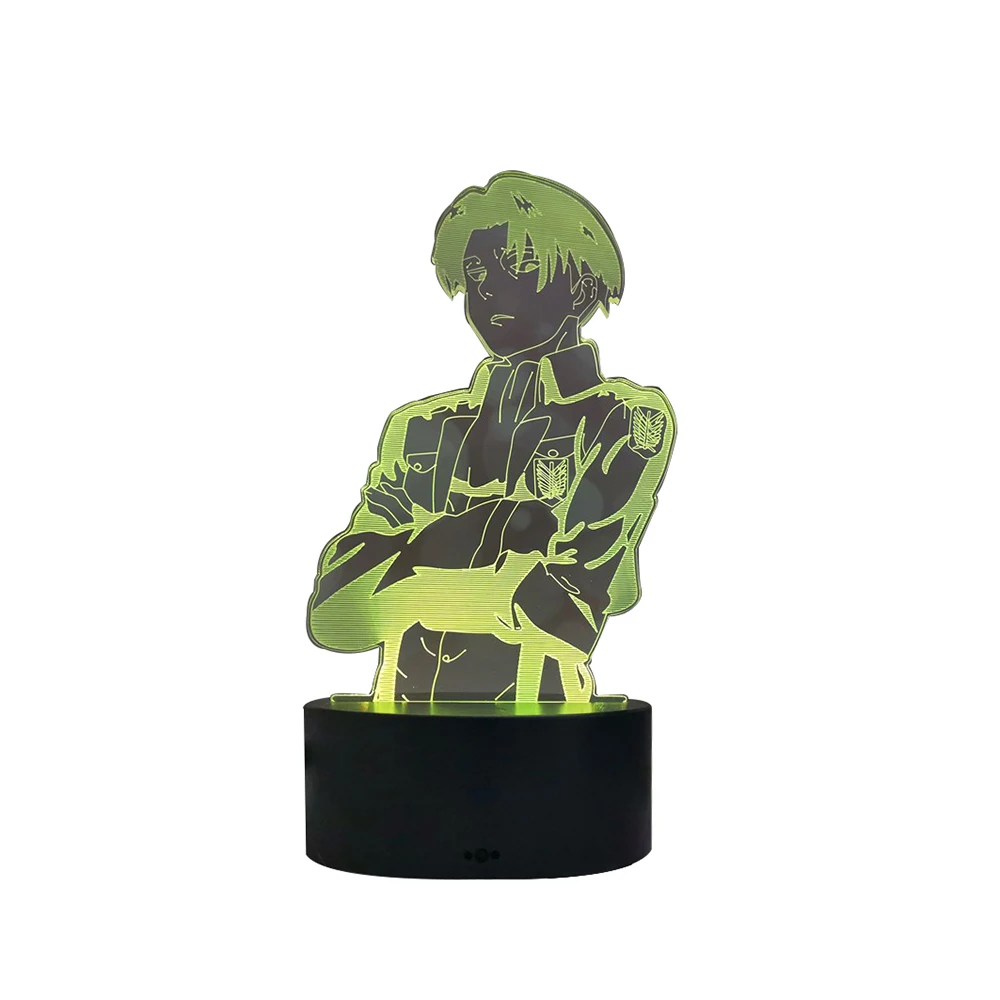 3D светодиодный светильник 6 цветов сенсорный Управление ночной Светильник