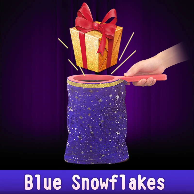 Blue snow Волшебная TricksToys изменения мешком начинающих маг Опора волшебное универсальная сумка разных цветов детские игрушки делают вещи появляются или исчезают - Цвет: Blue snow