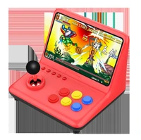 coolbaby new arcade game console 9 inch linux system handheld game console support 64 g tf expend video game for ps1 sfc