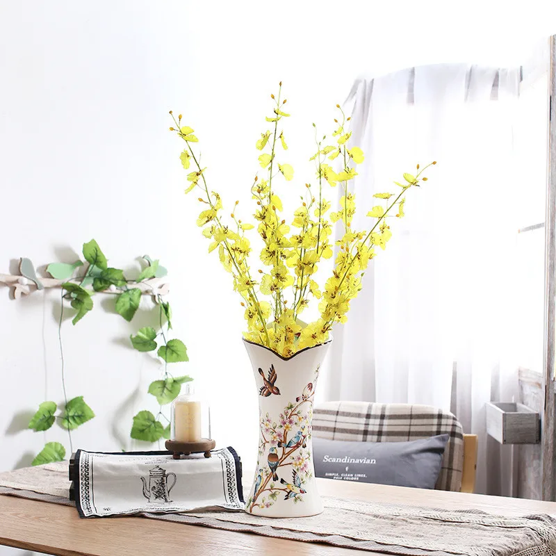 Новый китайский орнамент керамическая ваза Ретро ручной творческий дом гостиной