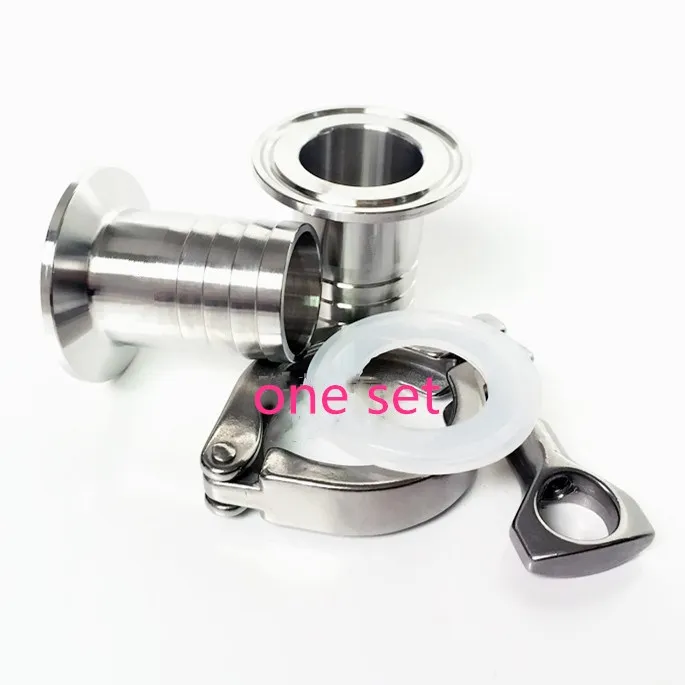 

Stainless Steel SUS SS 304 Sanitary 12mm Hose Barb Ferrule Type Set + Tri Clamp + PTFE Gasket