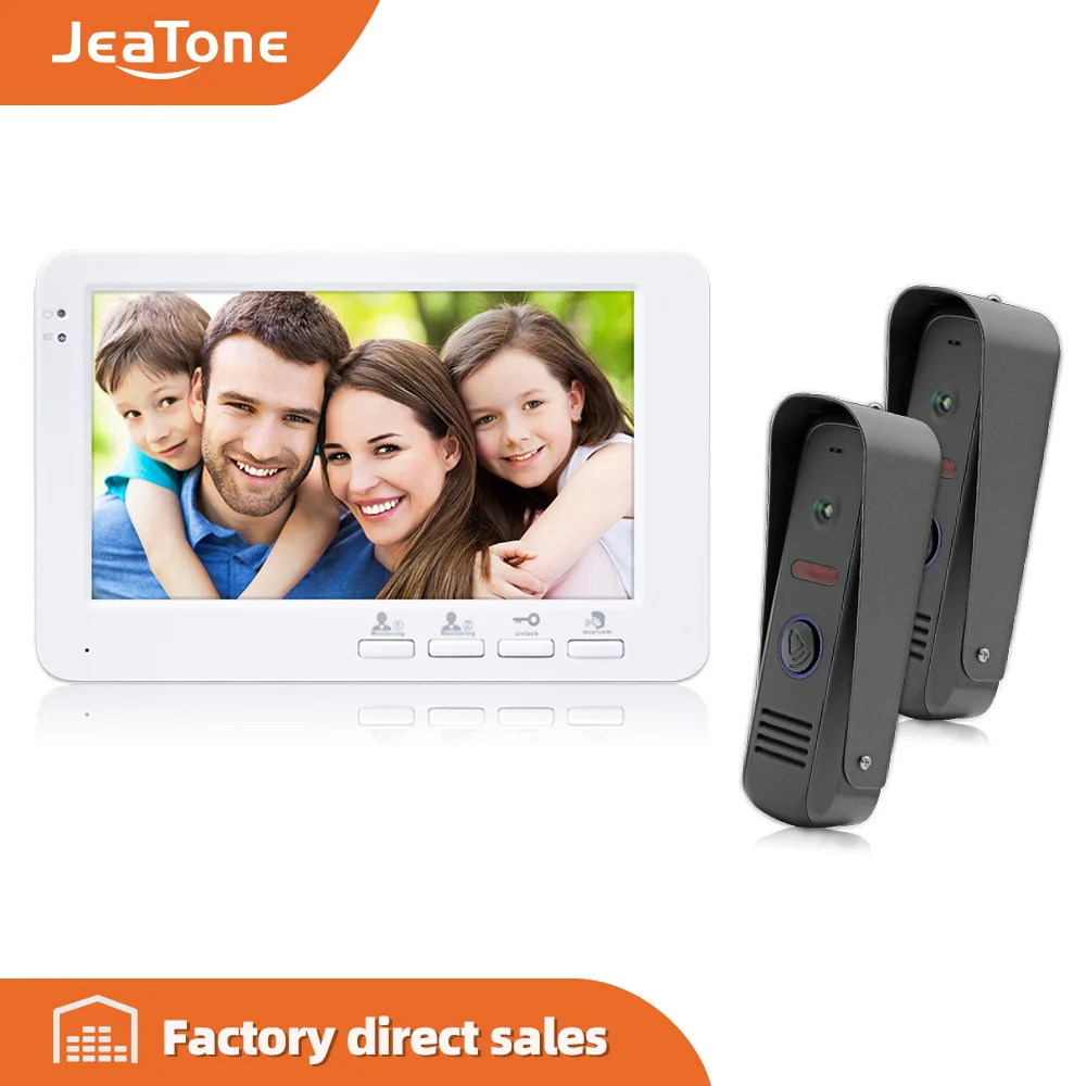 JeaTone проводной Видеозвонок HD домашнее кольцо и камера ночного видения Громкая