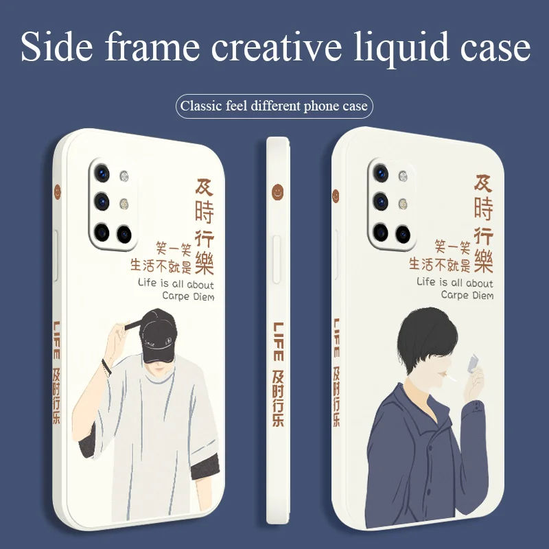 Street Fashion Case For Oneplus 8t 9 9pro 9r pro Liquid Silicone Cover