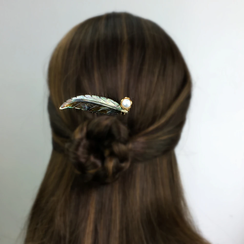 Расческа для волос ручной работы с цветами Пресноводный Жемчуг китайские