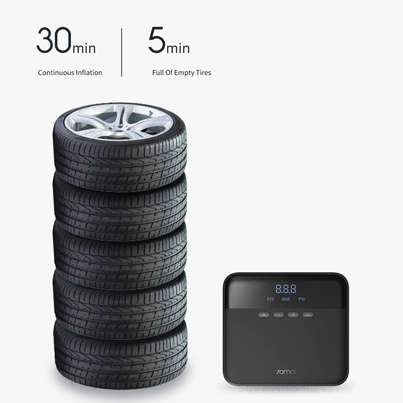 Barato Youpin-bomba De Aire Digital Portátil, Inflador De Neumáticos, Detección De Presión De Neumáticos, Bomba De Llanta Para Coche, Compresor De Aire Para Bicicletas Y Motocicletas