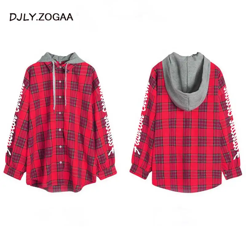 ZOGAA 2019 Новая женская рубашка с капюшоном модная очаровательная индивидуальная