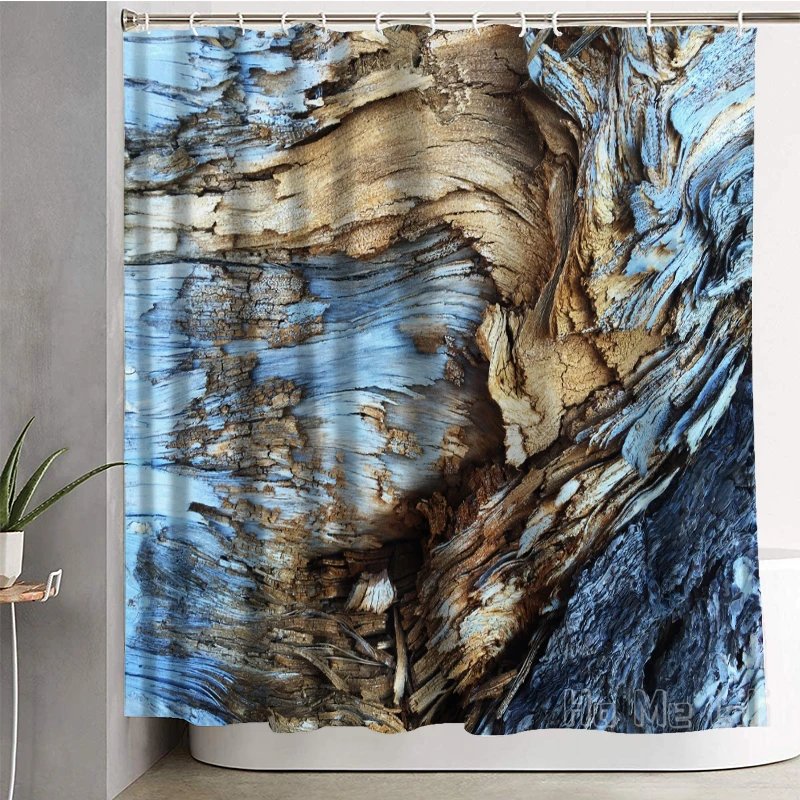 

Beautiful Blue Trees Shower Curtain Bathroom Decoration